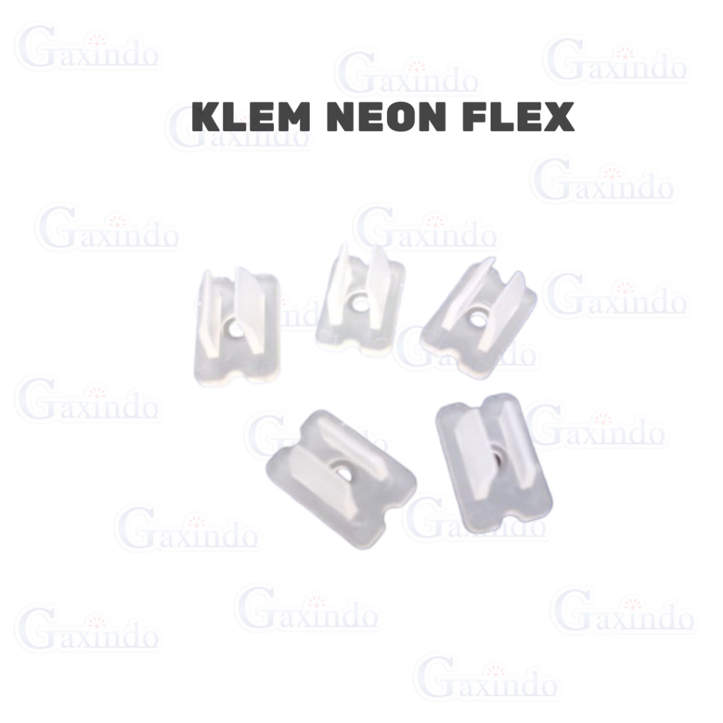 DUDUKAN LAMPU NEON FLEXIBLE LED 220V E1030 KLEM NEON FLEX 12V KLEM NEON FLEXIBLE