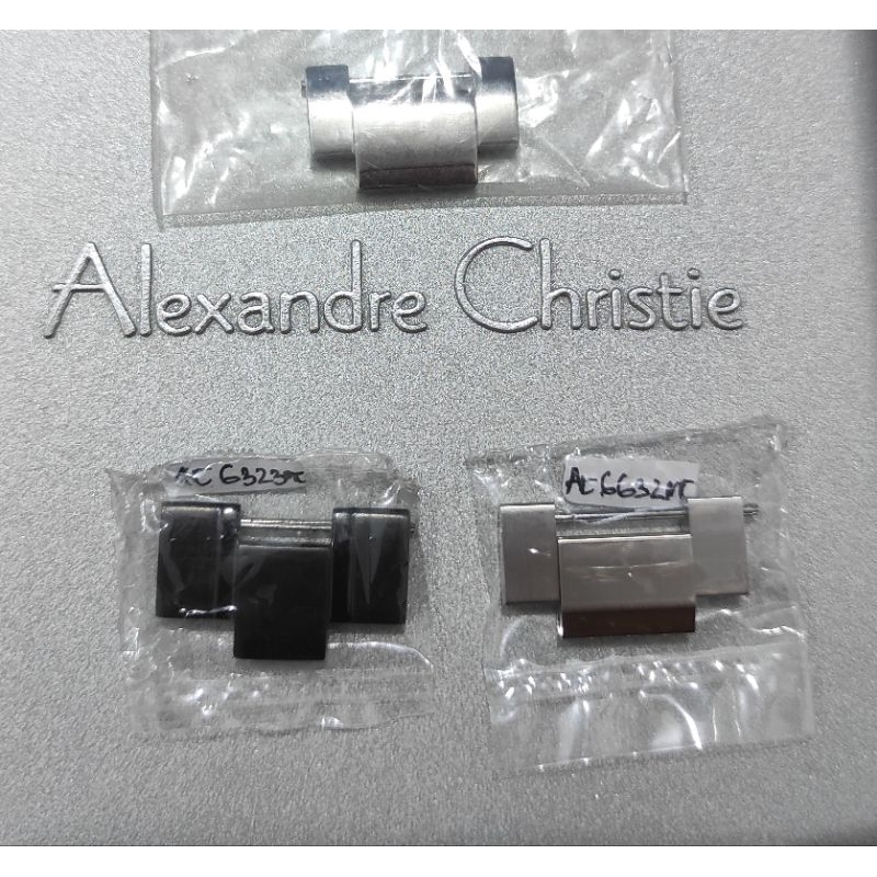 Potongan Rantai /sambungan rantai jam tangan Alexandre Christie AC 6323 /AC 6523 MC/AC 6607 MC/AC 66