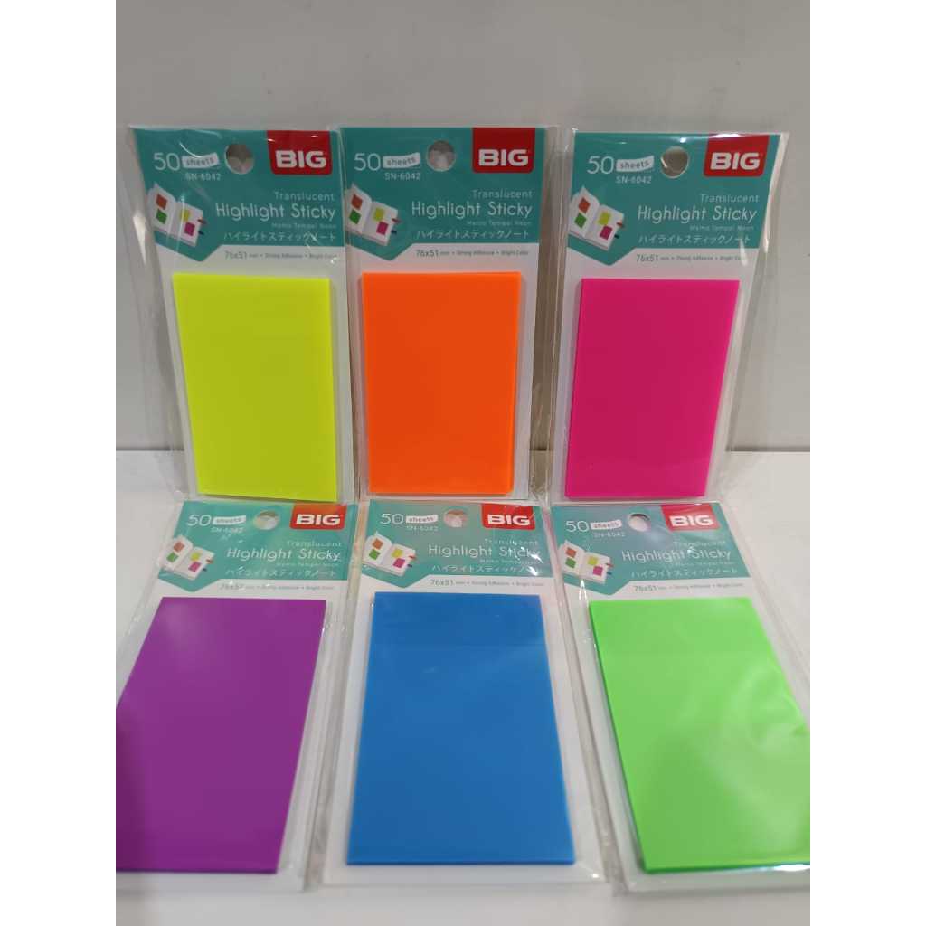 

Big - Memo Tempel Neon Big