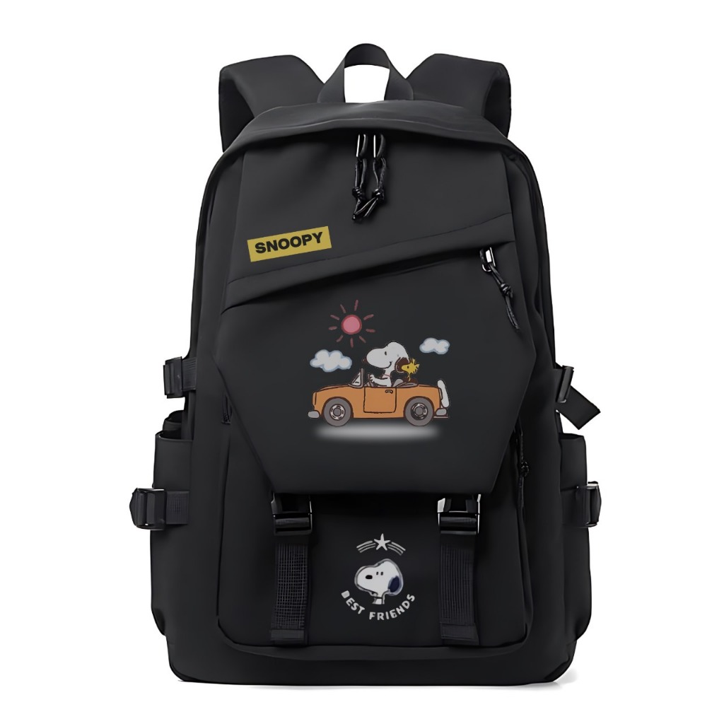 Tas Ransel Anak Perempuan Ransel Nilon Snoopy