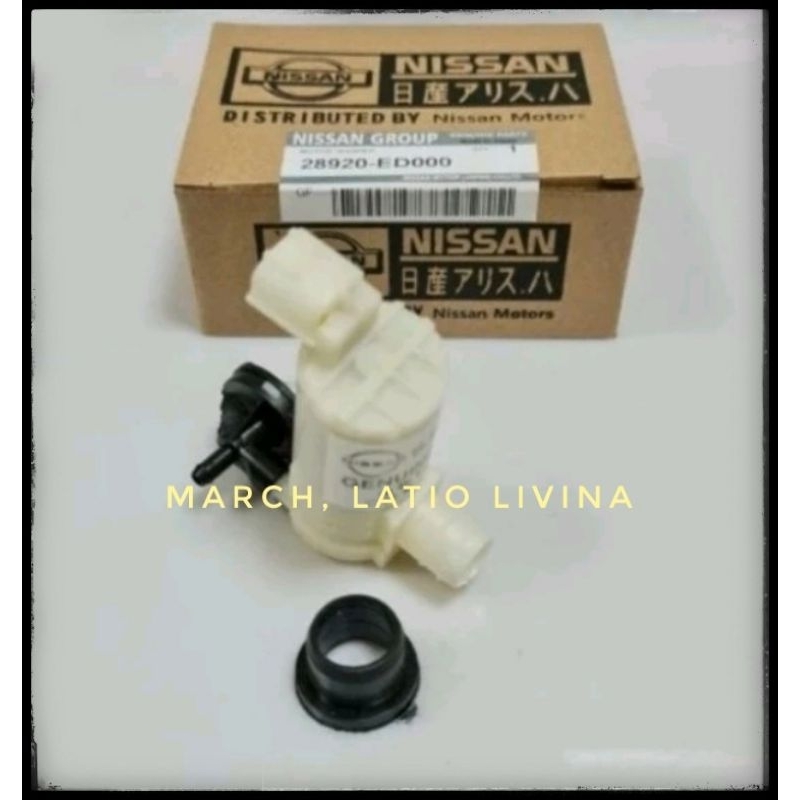 Motor Washer Pump depan Nissan Livina March Latio