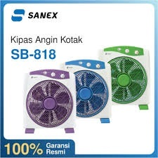 SANEX SB 818 KIPAS ANGIN MEJA / KIPAS ANGIN KOTAK / BOX FAN SANEX