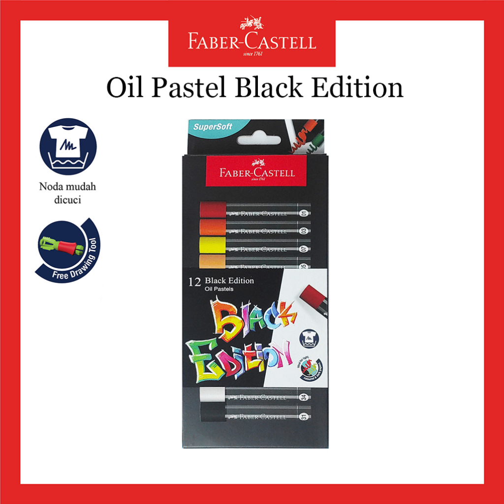 

Faber Castell Black Edition Oil Pastel set 12