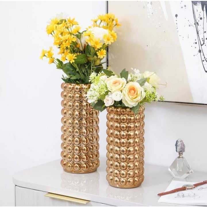 Informa Richmond Vas Dekorasi Keramik Gold