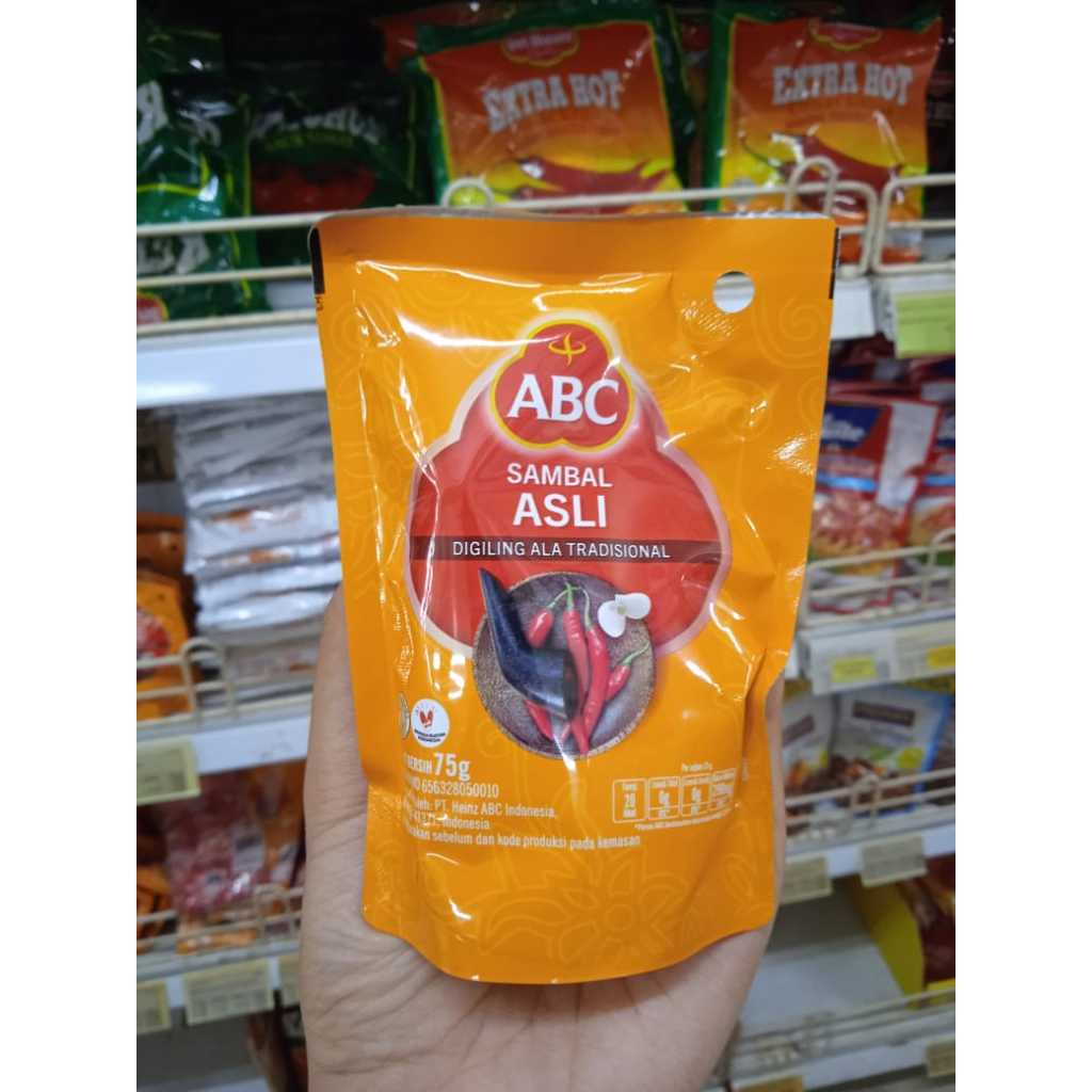 

Sambal ABC Asli 75gram Pouch