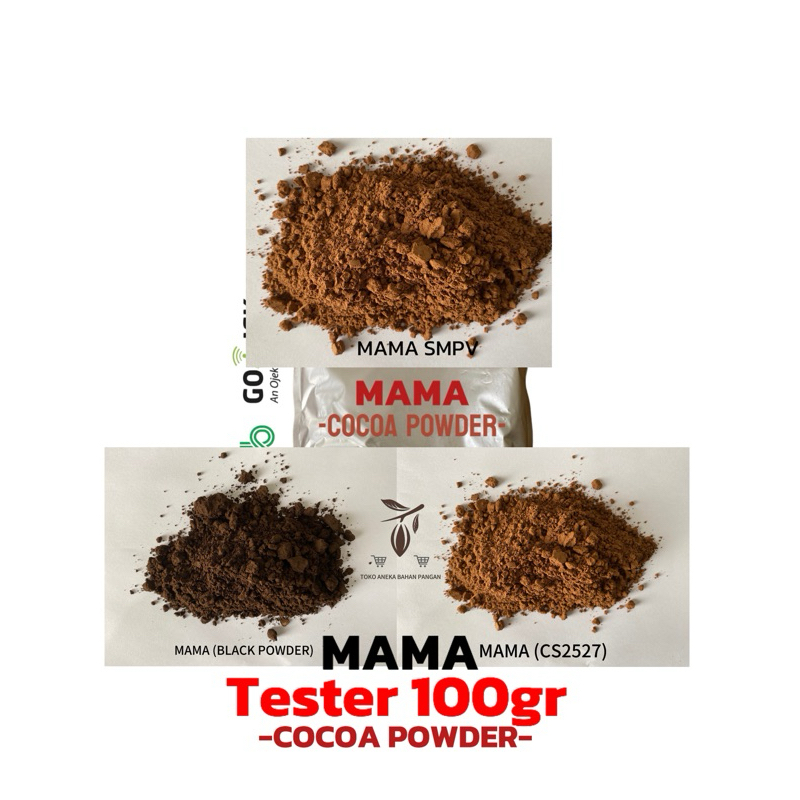 

Cokelat Bubuk MAMA Tester 100gr Type SMPV CS 2575 BLACK POWDER Kemasan Alu Pure 100% Tanpa Campuran