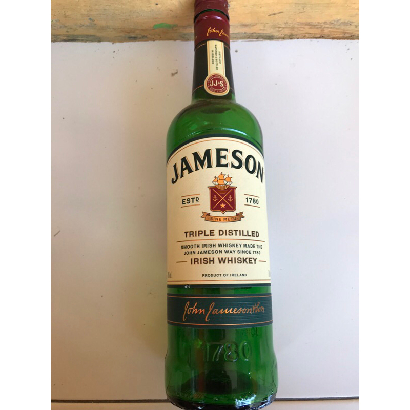botol bekas minuman Jameson  tanpa dus  botol antik botol unik pajangan botol hiasan