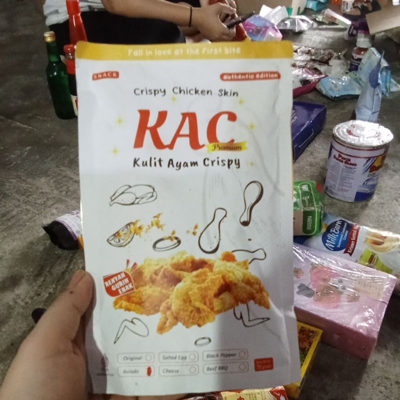 

KAC PREMIUM Kulit ayam crispy 70gr