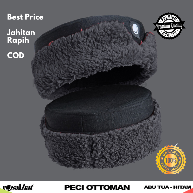 Peci Turki Ertugrul Ottoman ROSAL - Peci Tradional Unik Turki Usmani Pria Dewasa