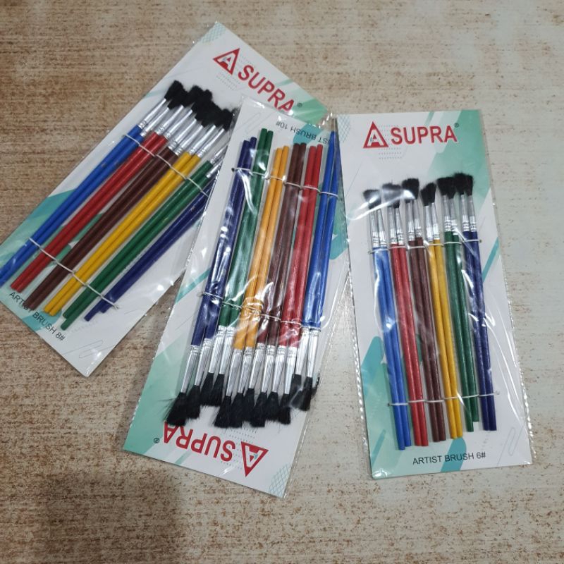 

KUAS LUKIS KUAS GAMBAR SUPRA SET ISI 12