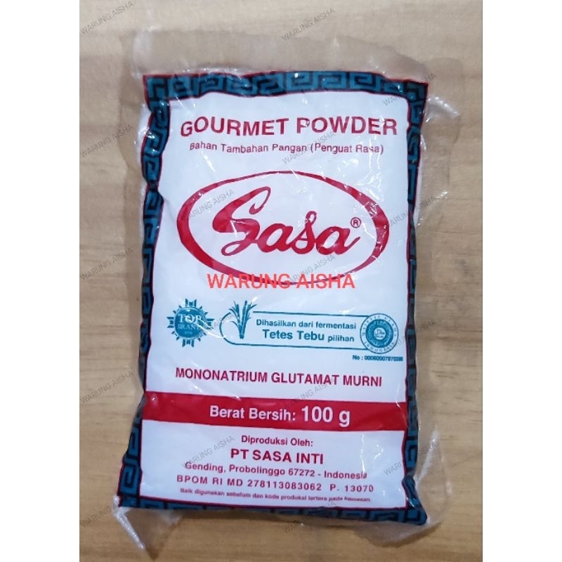 

Gourmet Powder Micin Penguat Rasa Penyedap Rasa Sasa 86 gr | 100 gram