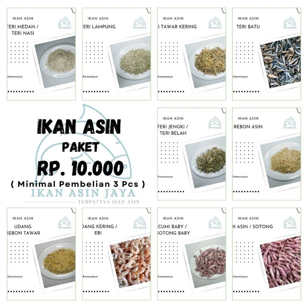 

Ikan Asin Harga Rp.10.000