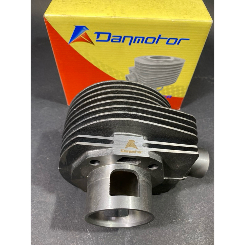 Blok seher blok silinder lubang 2 vespa super original danmotor