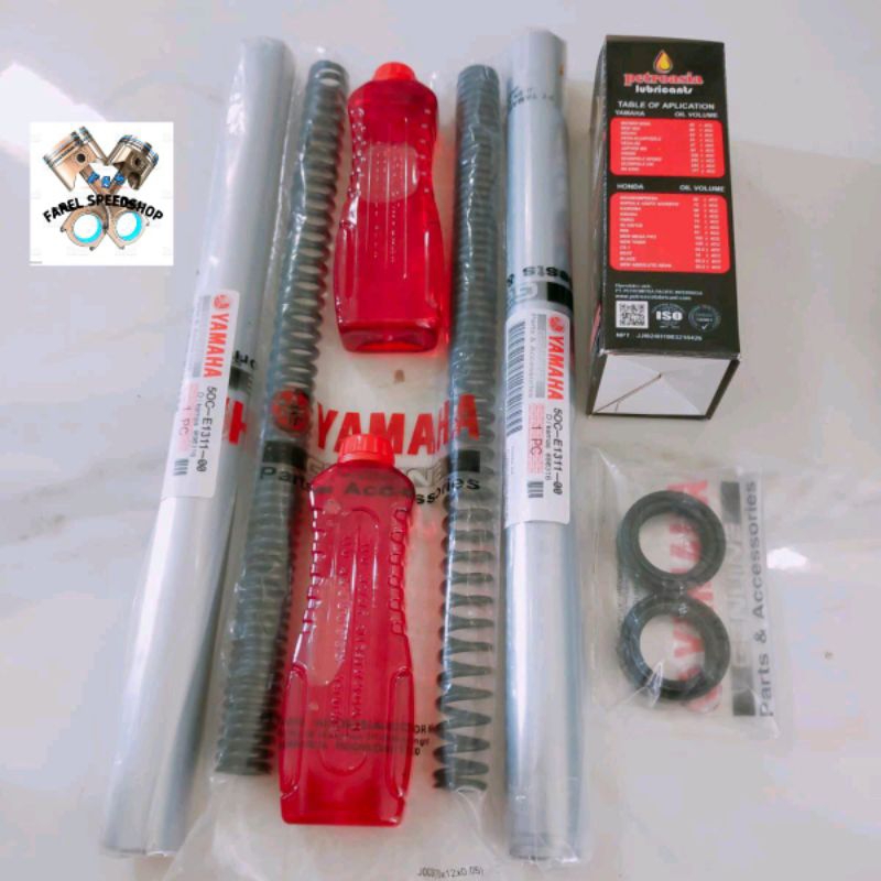 AS SHOCK SULING SULING DEPAN YAMAHA JUPITER MX NEW 135 + PER + OLI + SEAL SHOCK 50C
