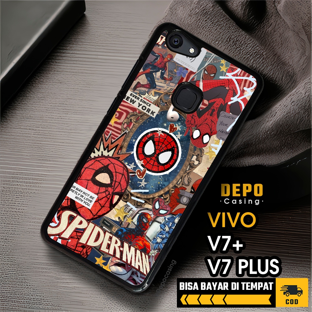 Case Vivo V7 Plus V7+ Casing Vivo V7 Plus V7+ Casing Depo Casing [SPGW] Case Glossy Case Aesthetic C