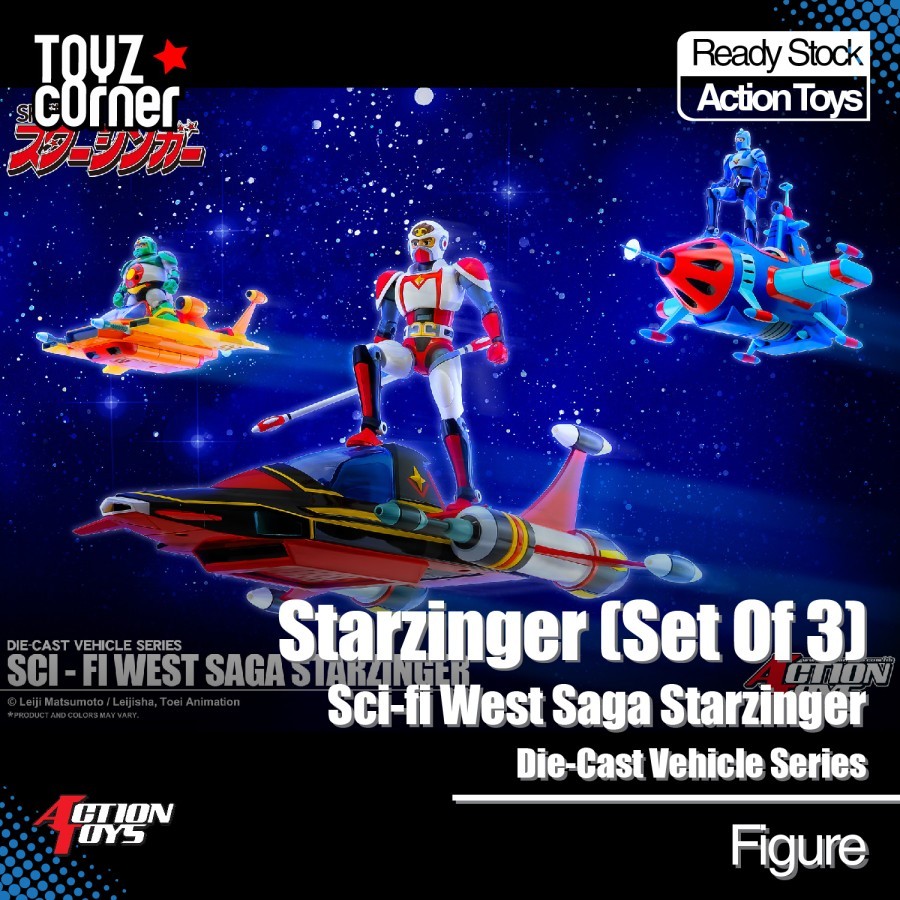 Action Toys Sci-Fi West Saga Starzinger (Set Of 3)