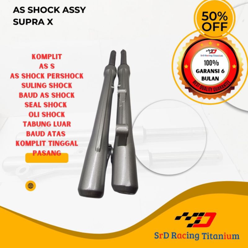 AS SHOCK ASSY BOTTOM ASSY SUPRAPIT NEW REVO 100 SUPRA X  KOMPLIT