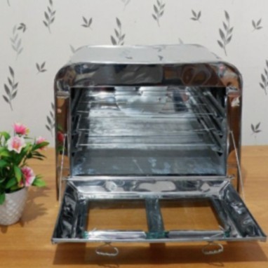 PROMO OVEN KUE KERING KOMPOR MANUAL TIGA BERLIAN BESAR JUMBO STAINLESS STEEL 3 SUSUN TANGKRINGAN