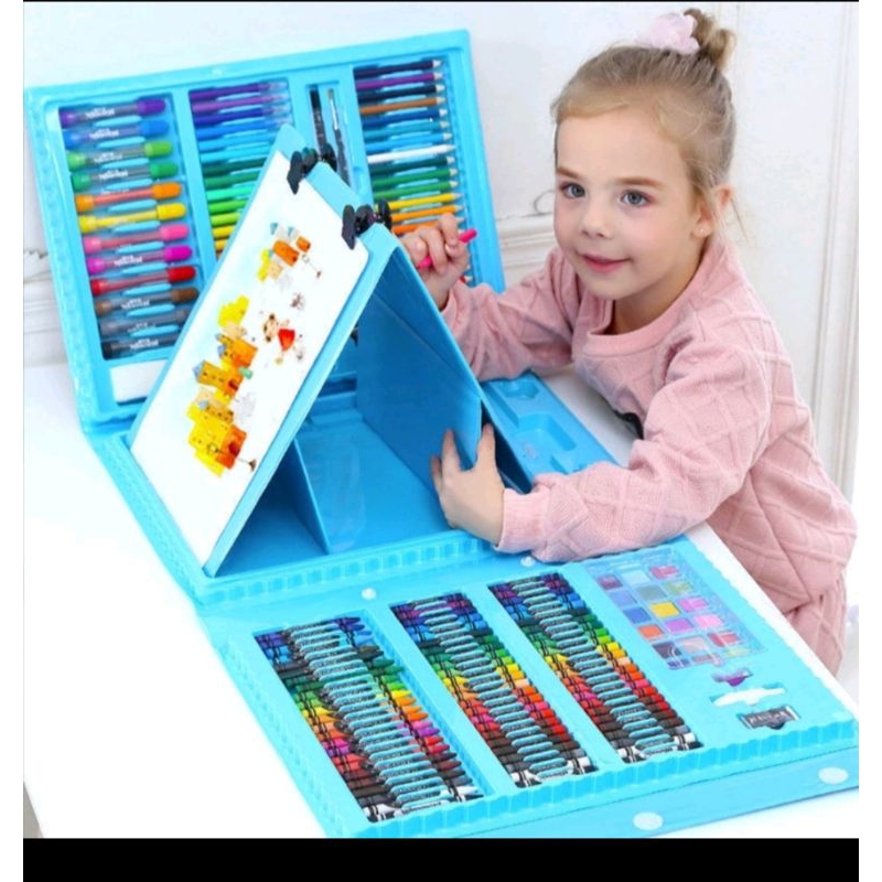 

Set crayon/pensil warna 208pc(NET)