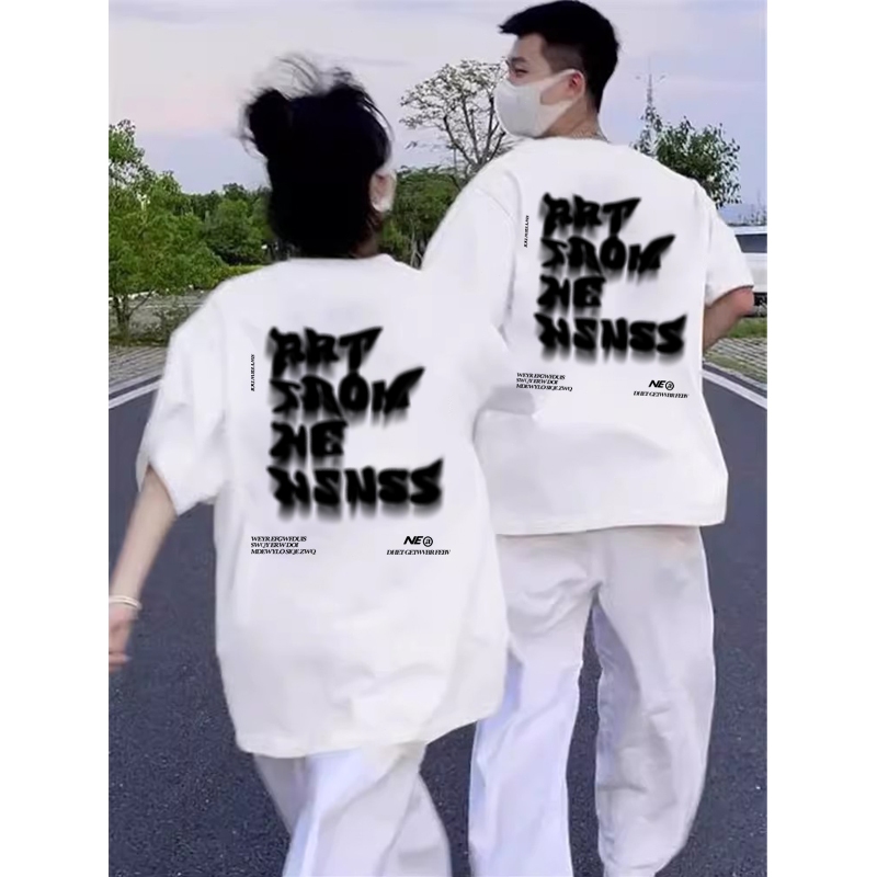 Model Surat kaos pria  wanita pria T-shirt t shirt  baju couple pasangan kaos oversize baju couple