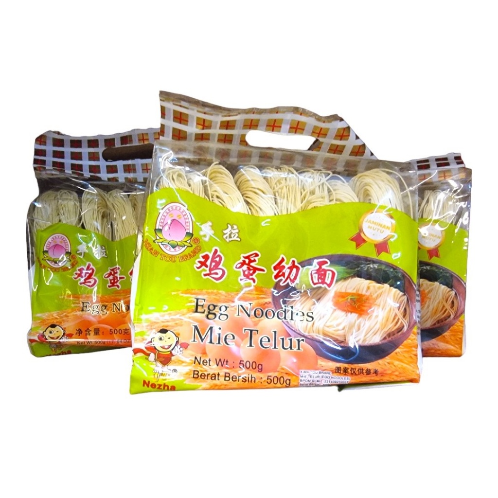 

Mie Mi Telur Kering Xian Tou Impor 500Gram / Egg Noodle