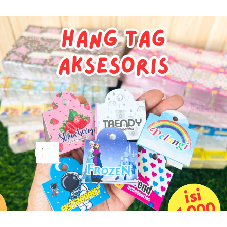 

Hangtag Label Aksesoris Murah isi 100 lembar