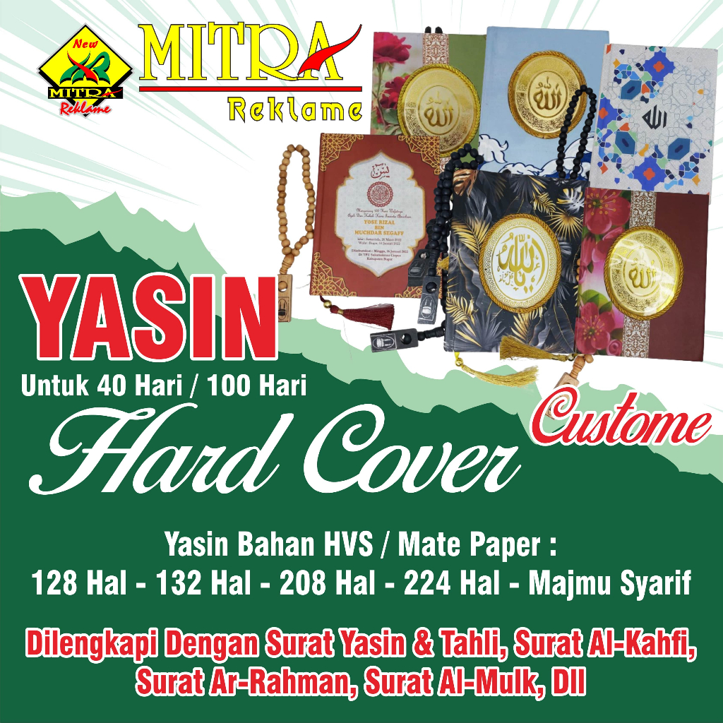 Buku Yasin Hardcover Costume Yasin