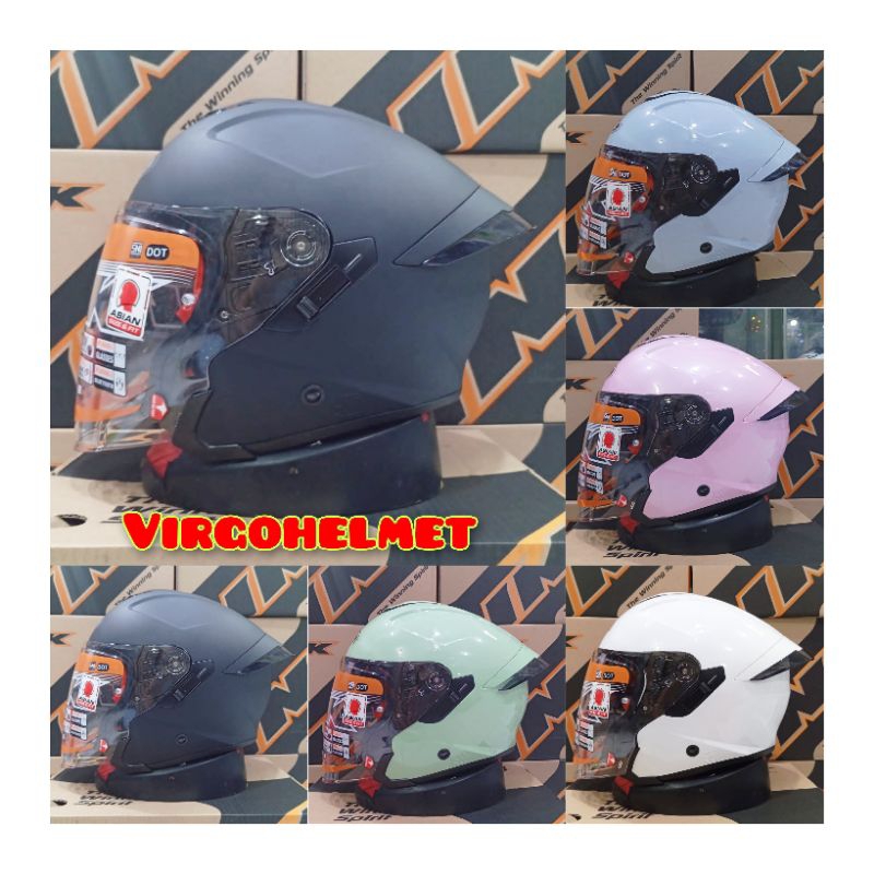 HELM INK TERRA 2 DOUBLE VISOR SNI NEW