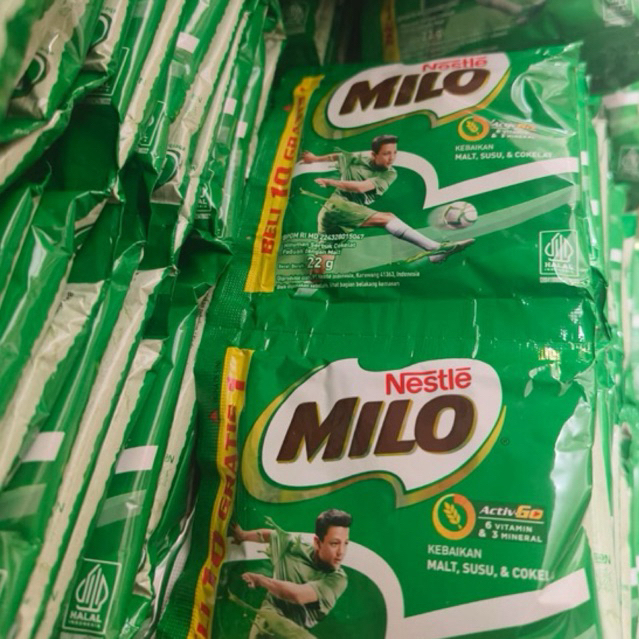 

Nestle Milo activo go susu milo (10 sachet) sarapan praktis bekel anak