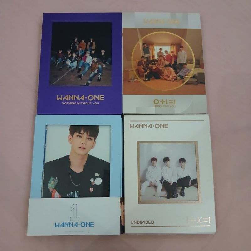 UNSEALED ALBUM WANNA ONE (ONG SEONGWOO, YOON JI SUNG, BAE JIN YOUNG, LAI GUANLIN)