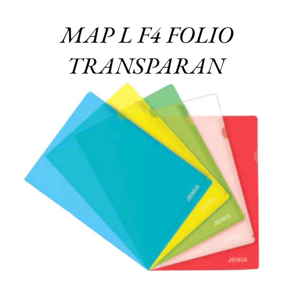 

Map L Transparan / Map Plastik F4 Bening Transparan / Clear Sleeves Folio