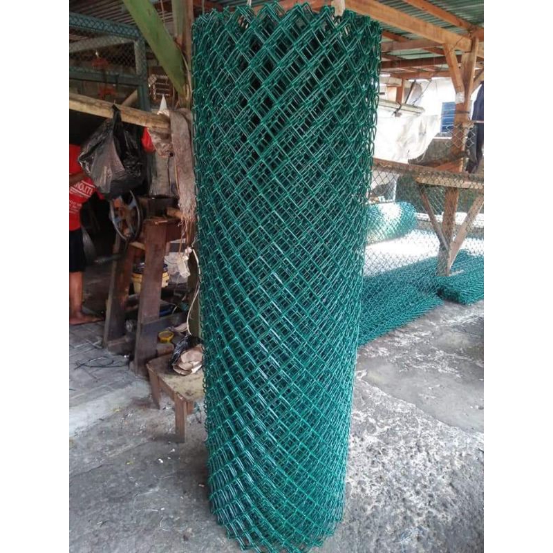 Kawat Harmonika Pvc Hijau  2,7mm  Kotak/Lubang  5cm x5cm