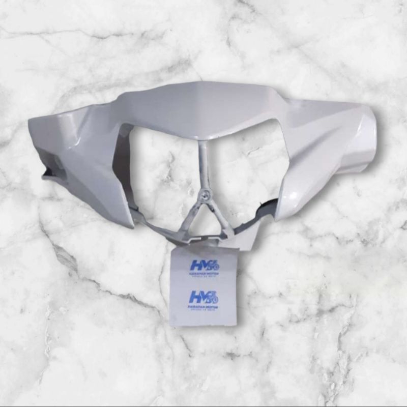 batok kepala depan Vega ZR totok lampu depan Vega ZR warna putih