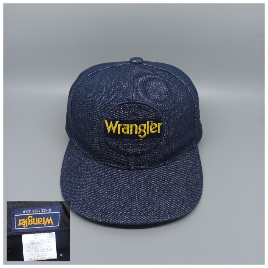 Topi Wrangler Snapback Second Preloved Original 792