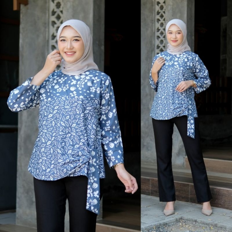 Baju batik wanita modern kekinian terlaris baju batik wanita kerja