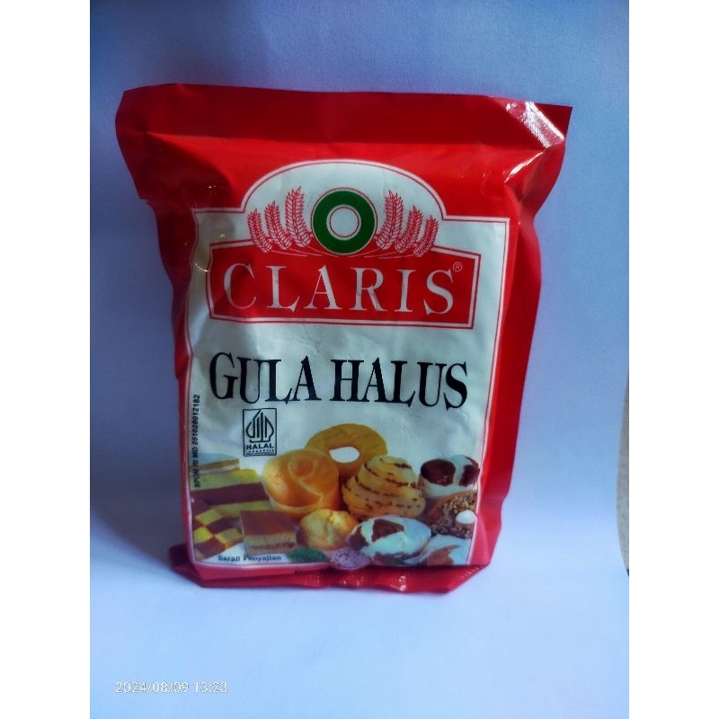 

Gula halus claris 250 Gram