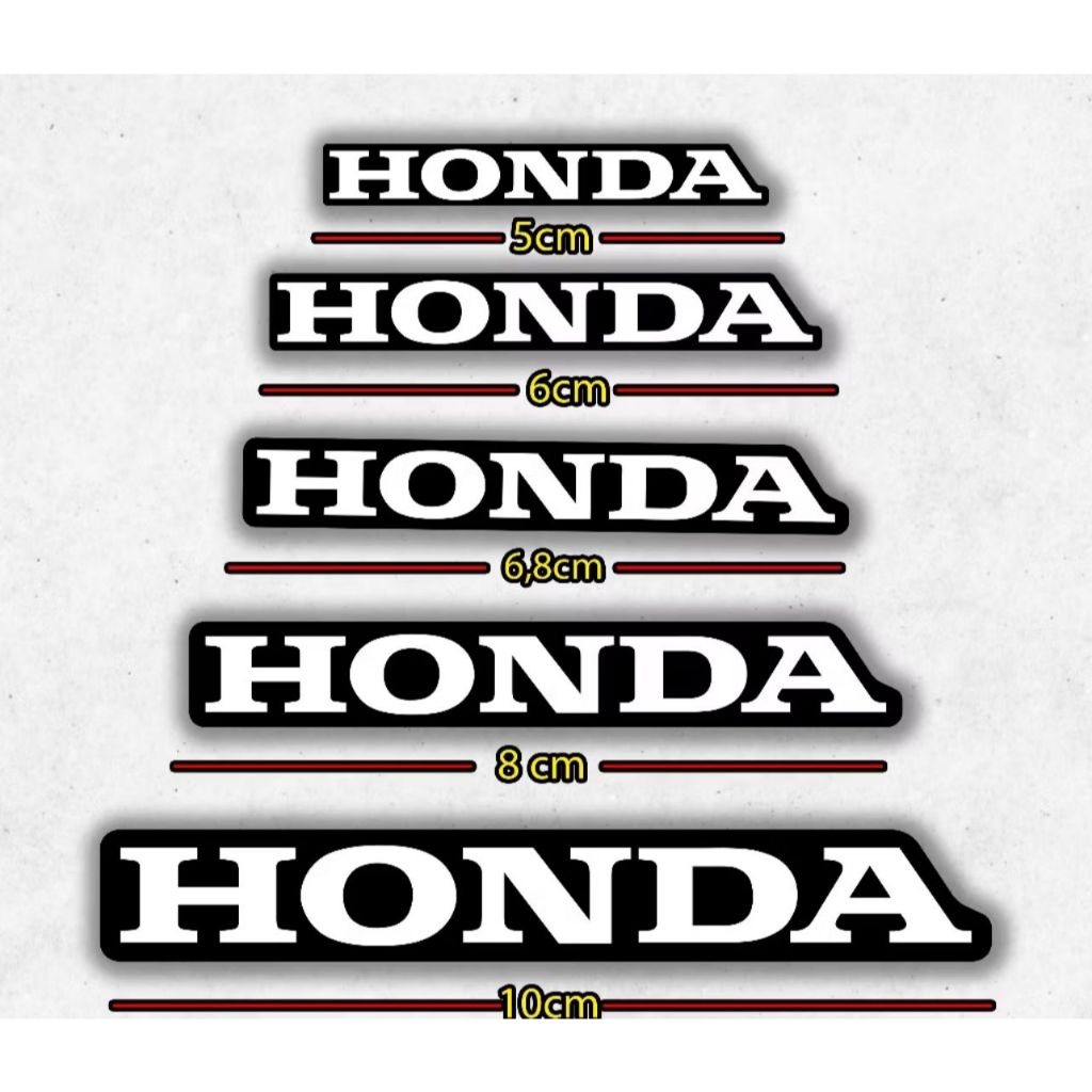 Murah Sticker Stiker Motor Logo Honda Ahm Import Big Size Cocok Untuk Segala Jenis Bidang Motor Cvt