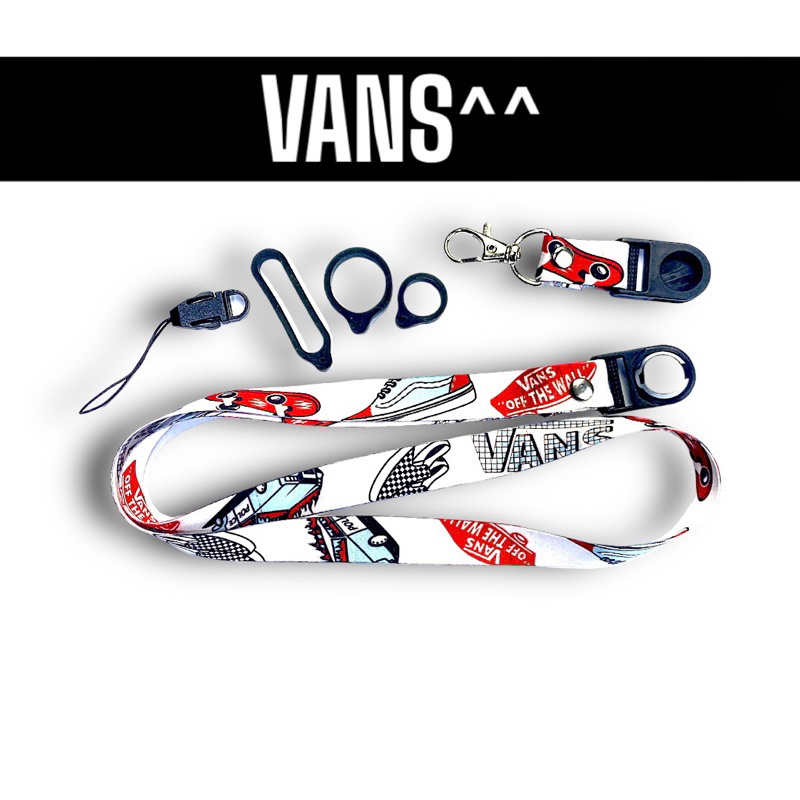 

VANS WHITE LANYARD GANTUNGAN HANDPHONE