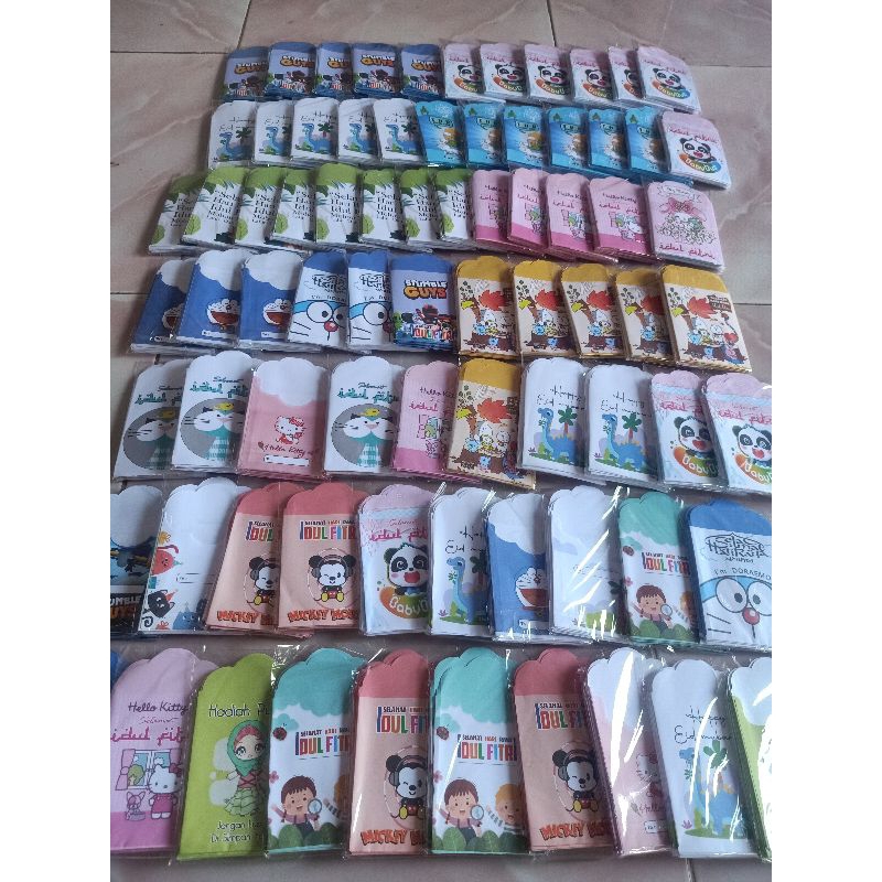 

ampau lebaran 1 pak isi 10 pcs ukuran medium/sedang siap pakai
