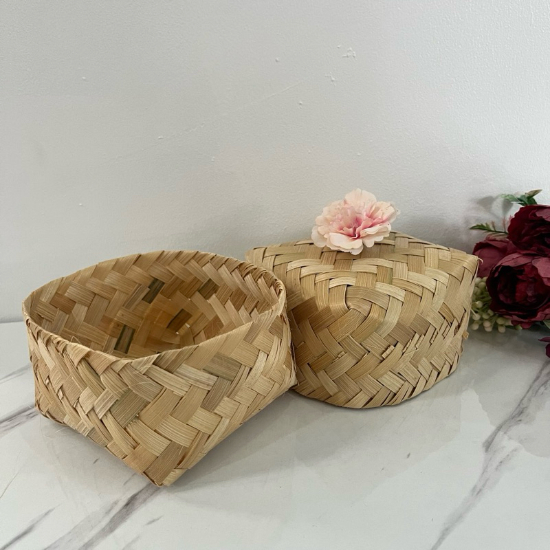 Besek bambu 10x10 100 pcs/50 pasang