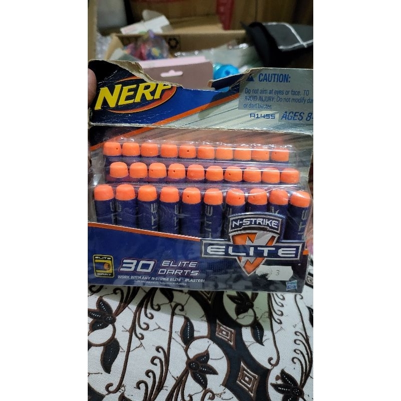 Original Nerf Elite Darts / Peluru Nerf Elite Original isi 30