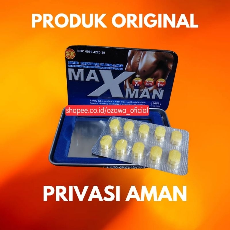 TERBUKTI MAXMAN ORIGINAL | OBAT KUAT | TOP