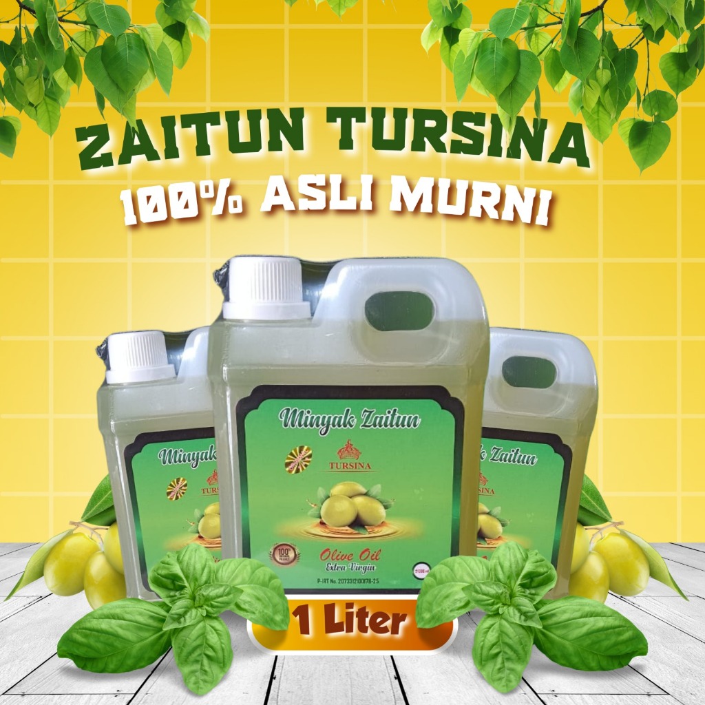 ZAITUN OLIVE OIL EXTRA VIRGIN TURSINA 1LITER