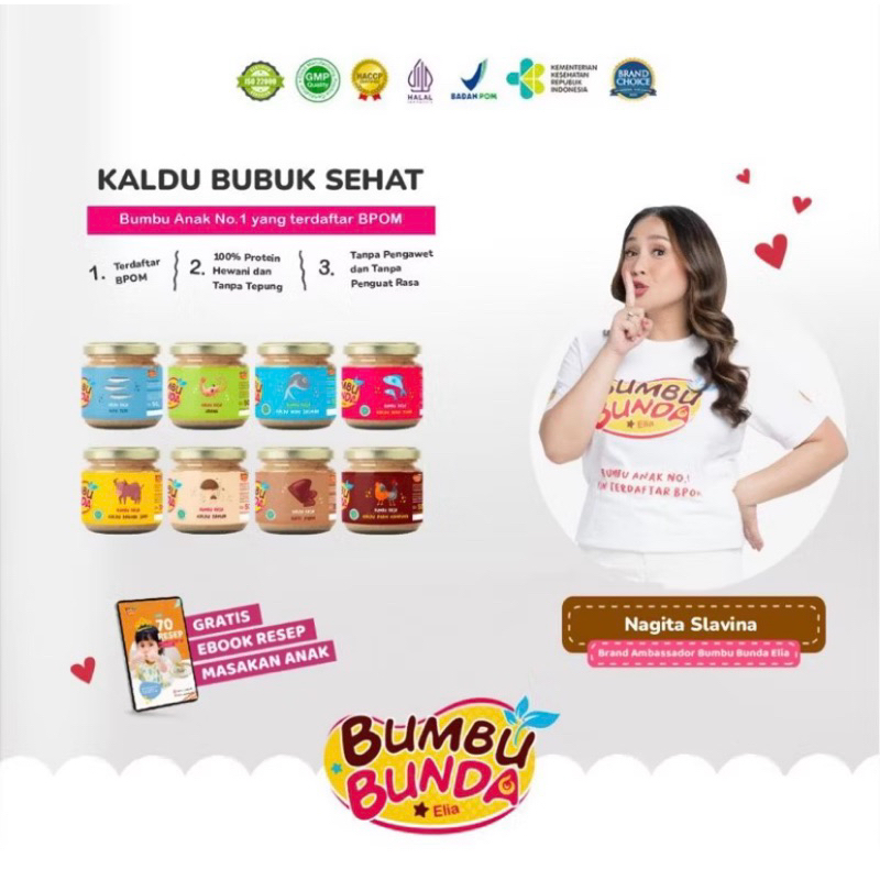 

Bumbu Bunda Elia Kaldu Non MSG Kaldu Mpasi Kaldu Ayam/Sapi/Salmon/Teri/Jamur/Udang/Hati ayam t