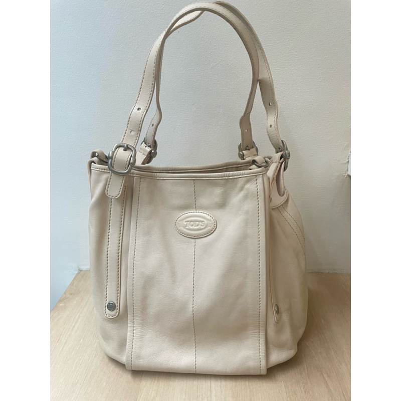 Tod's Tas Wanita Broken White
