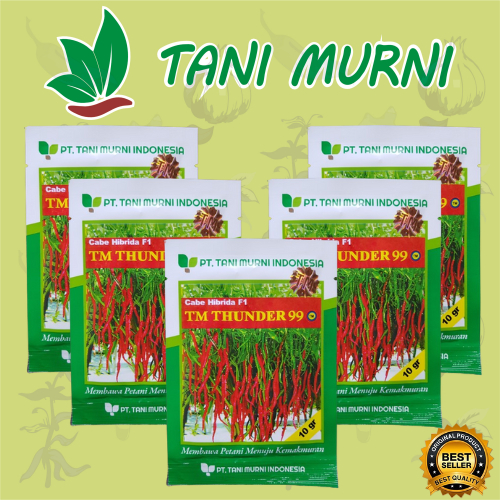 Tani Murni Bibit Cabai Tani Murni TM Thunder 99 Cabe Hibrida F1 10 gram
