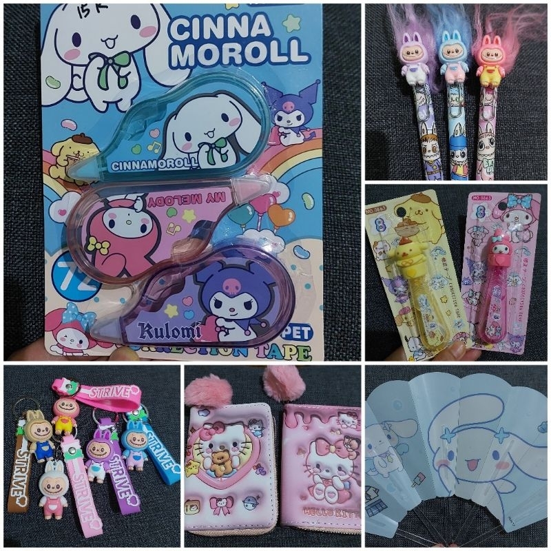 

PERNAK PERNIK SANRIO - DISNEY, Pulpen Penghapus Serutan KUROMI, CIROL, MELODY, CAPIBARA, CRY BABY, POMPOMPURIN, HELLO KITTY