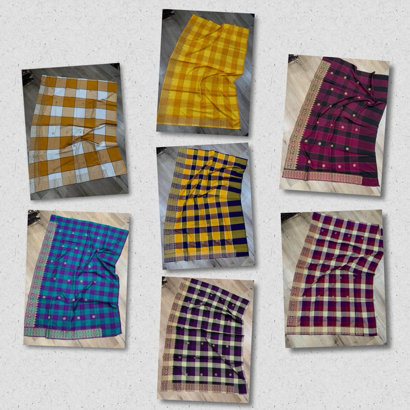 Saput Endek Bordir Tumpal