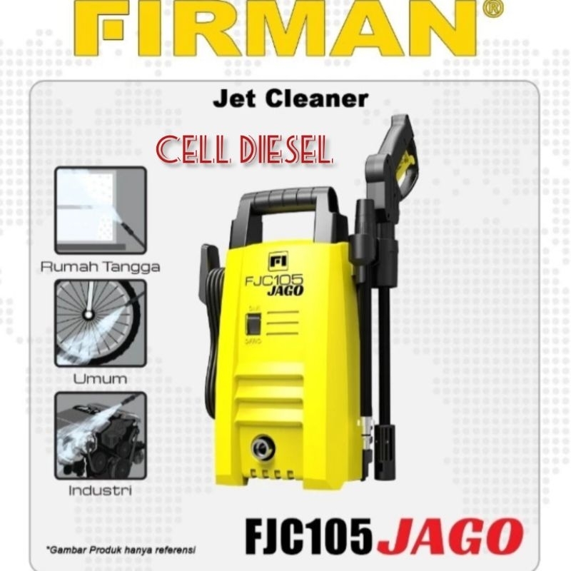 mesin cuci steam listrik jet cleaner FIRMAN FJC 105 JAGO