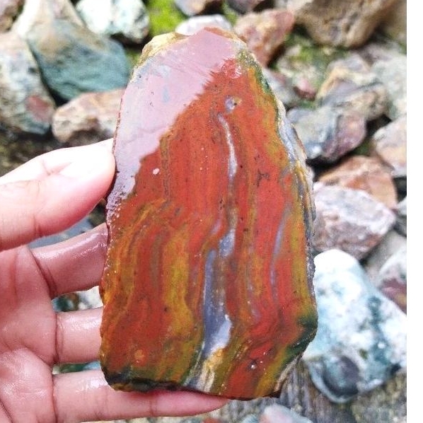 LEMPENGAN BATU PANCAWARNA KLAWING Super kode SP15